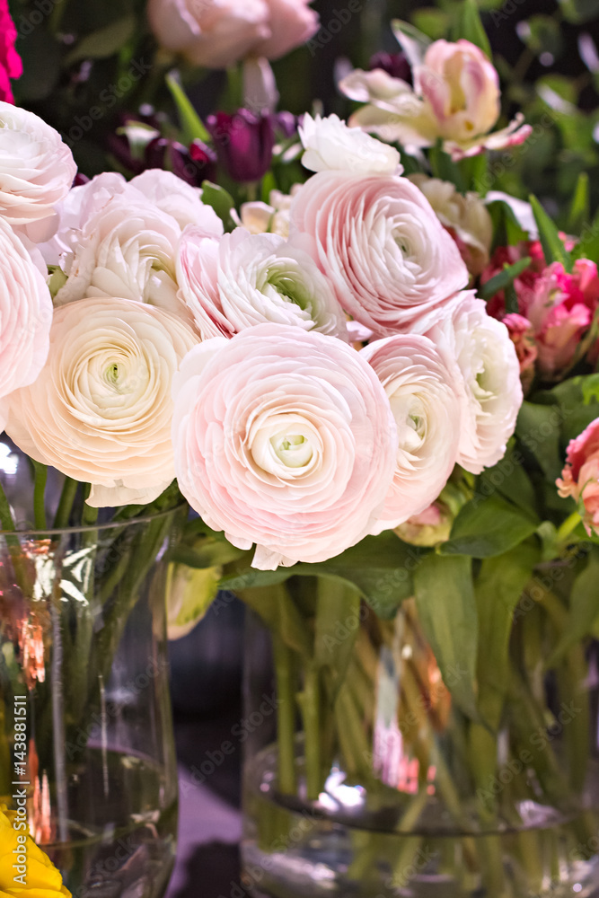 Fototapeta premium A bouquet of beautiful flowers