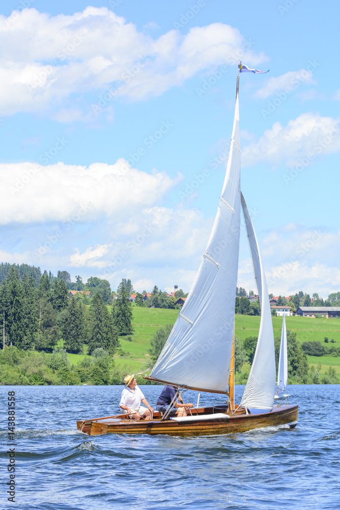 Naklejka premium Freizeitsport Segeln