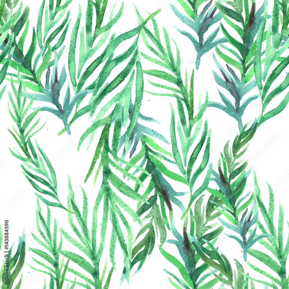 Tropical flowers and leaves . Pattern seamless . Tropical flowers and leaves . Pattern seamless .