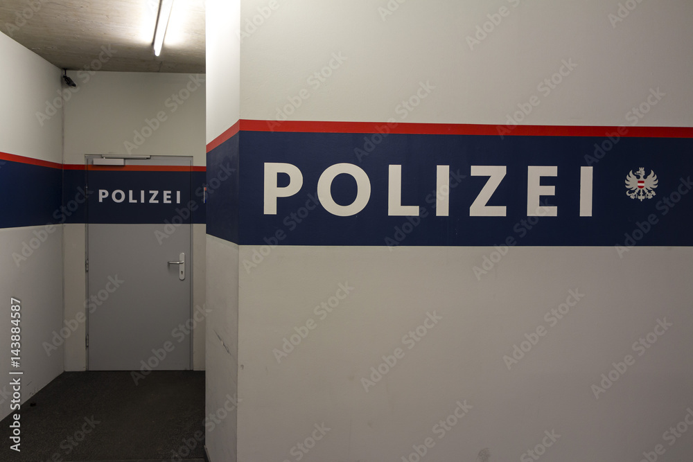 Polizei Wachzimmer in Österreich