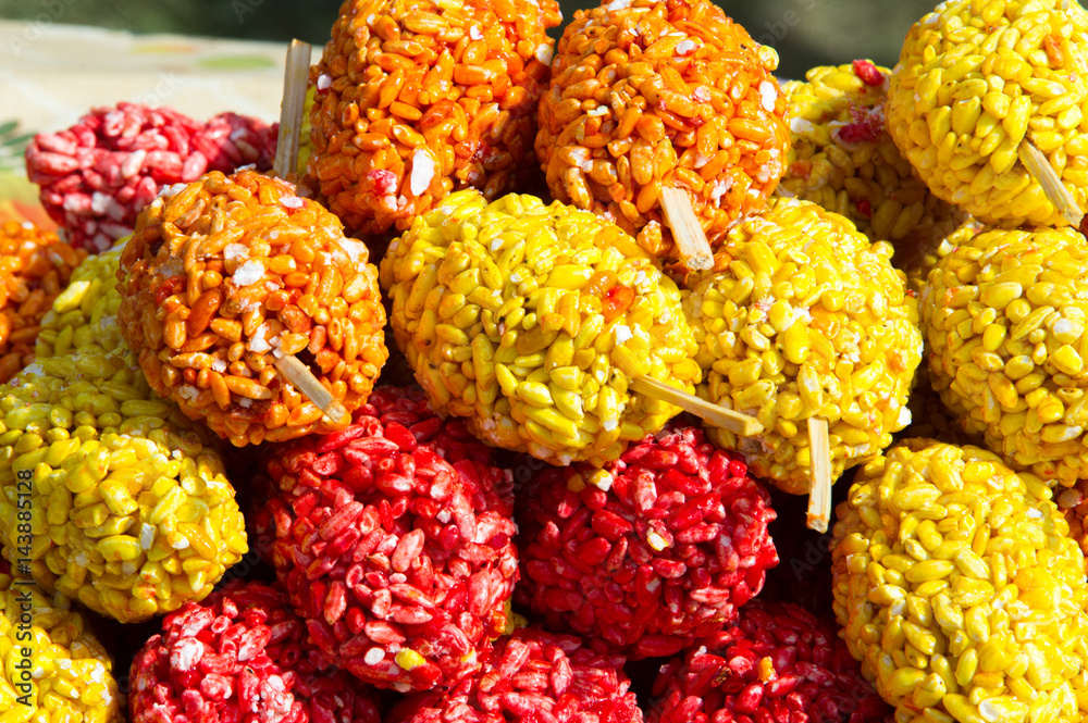 Puffed rice is a type of puffed grain made from rice, commonly used in