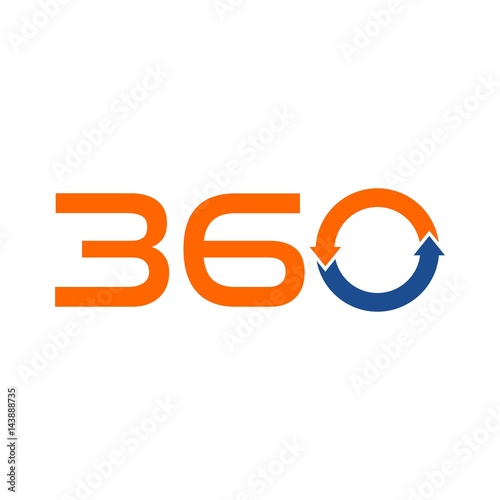 360 logo vector.