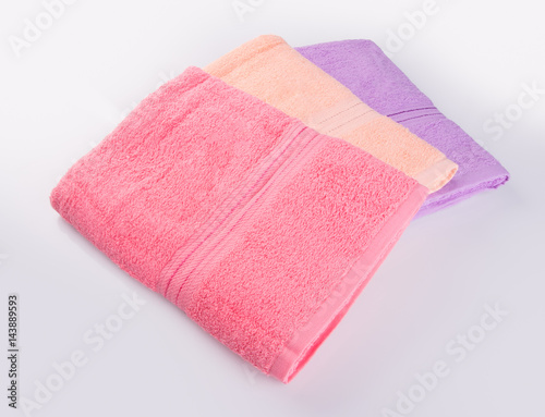 towel or bath towel on a background.