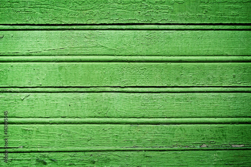 Wallpaper Mural Green shabby cracked wooden background Torontodigital.ca