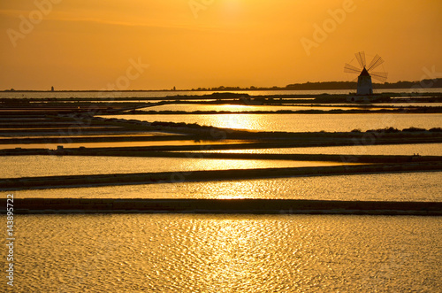 Tramonto alle Saline Ettore e Infersa photo
