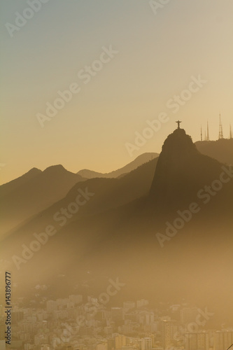 A breathtaking view from the Sugarloaf mountain over to Corcovado