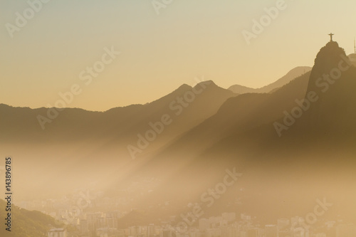 A gorgeus view over Rio de Janeiro towards Corcovado