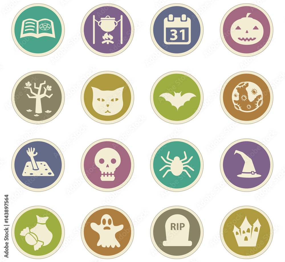 halloween icon set halloween icon set