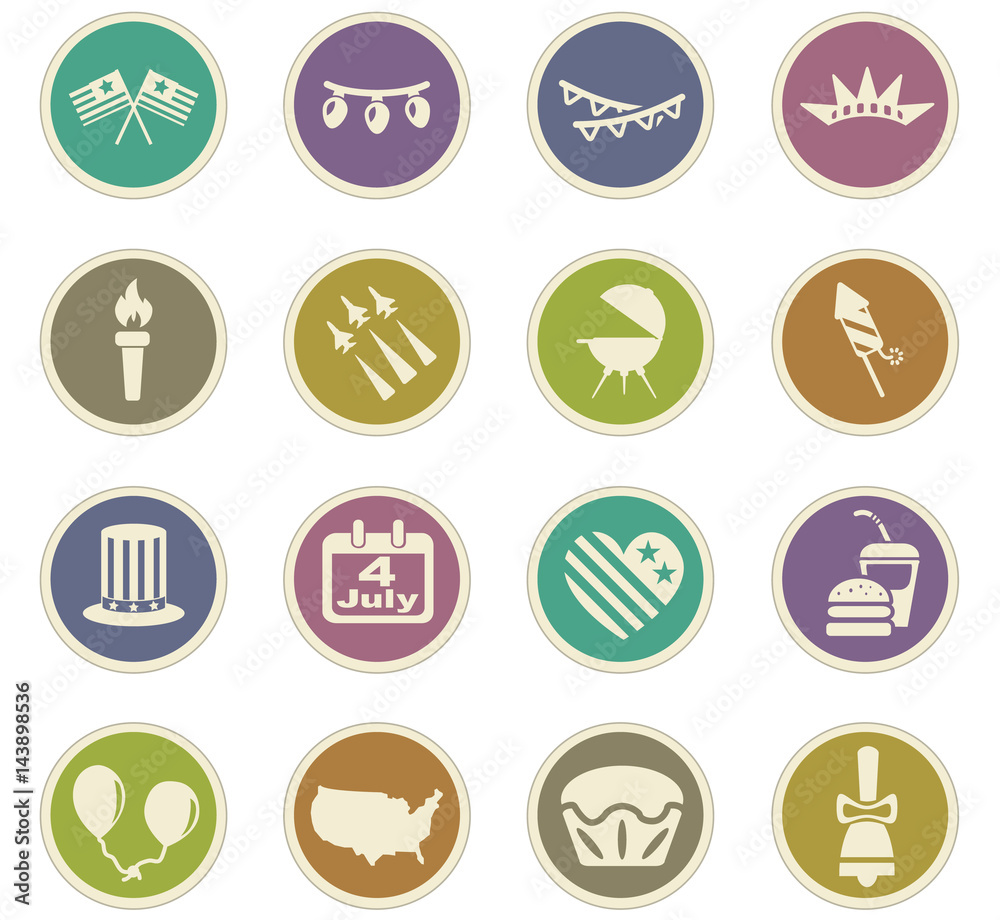 independence day icon set independence day icon set