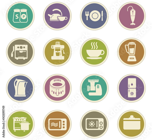 kitchen icon set