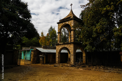 Exterior view to Teklehaimanot Church in jugol Harar, Ethiopia photo