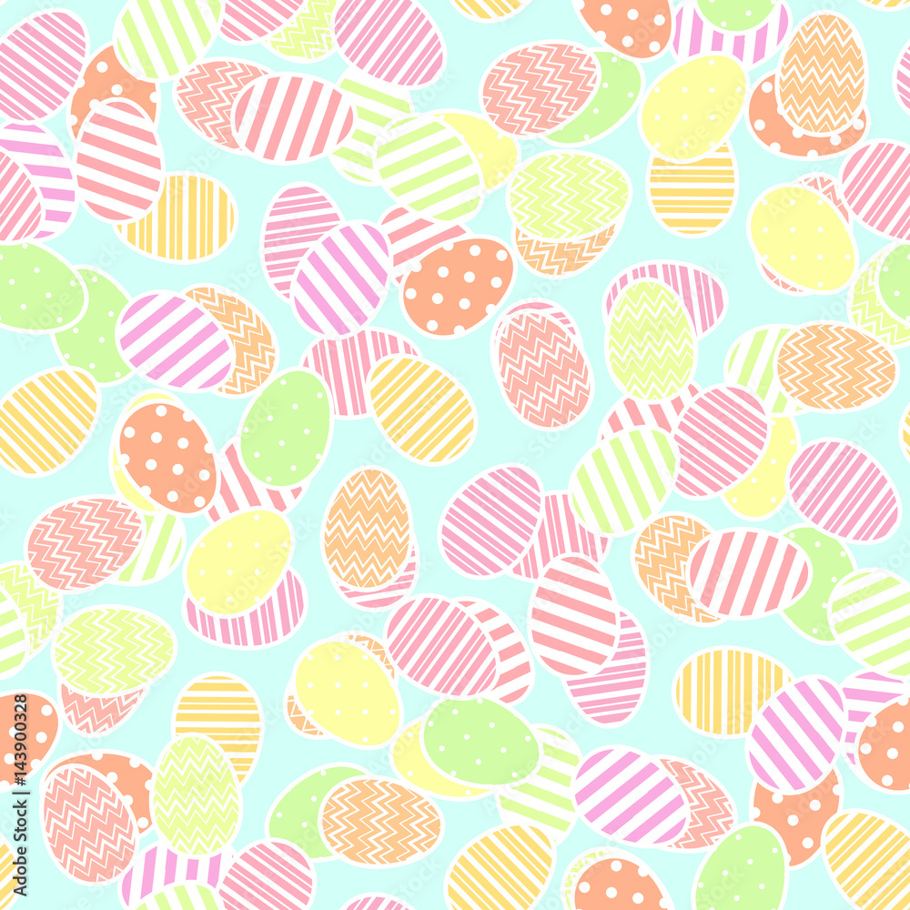 Easter eggs pattern Easter eggs pattern
