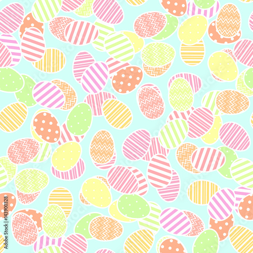 Easter eggs pattern