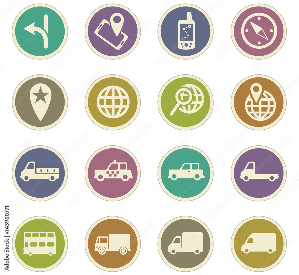 navigation icon set navigation icon set