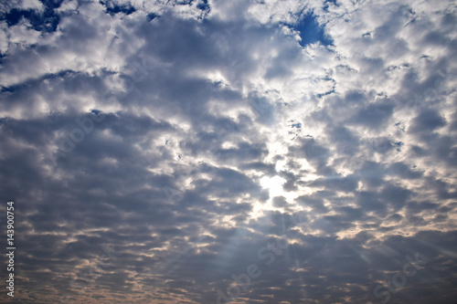 Cloud and sunlight, Chiang Kan district, Loei province, Thailand