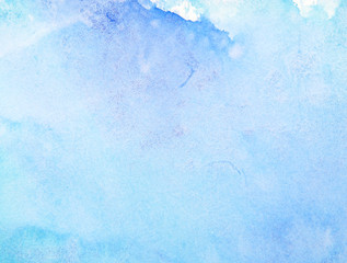 blue watercolor paper