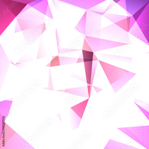 Abstract geometric style background. business background Vector illustration. Pink, white colors.