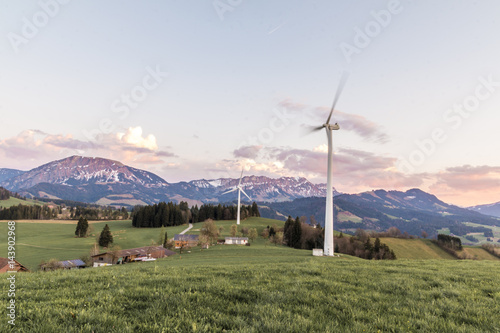 Windkraftanlage Entlebuch / Bern / Schweiz