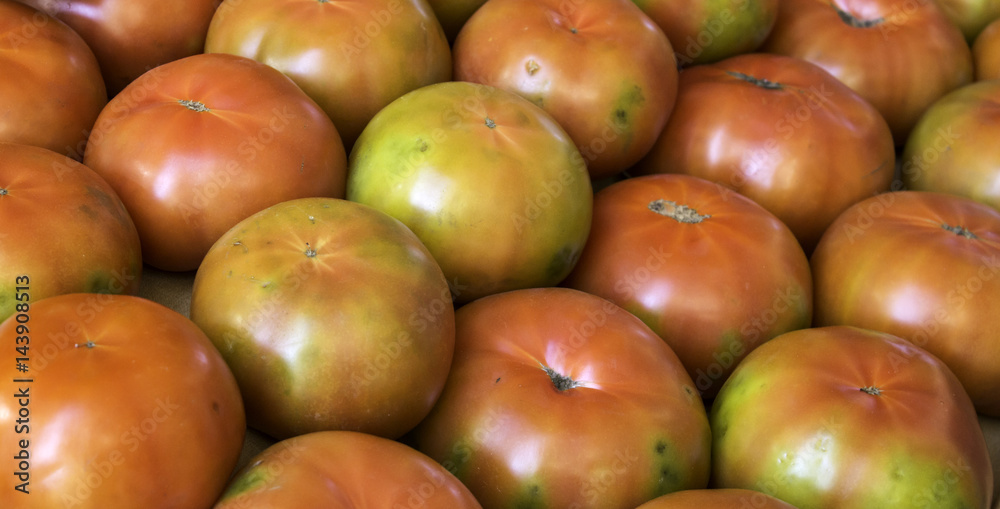Tomatoes in greengrocers Tomatoes in greengrocers