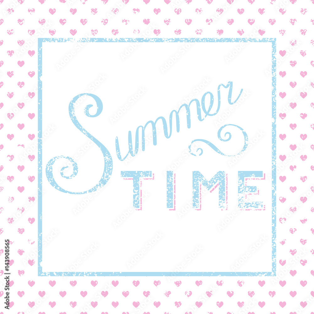 Summer time calligraphy