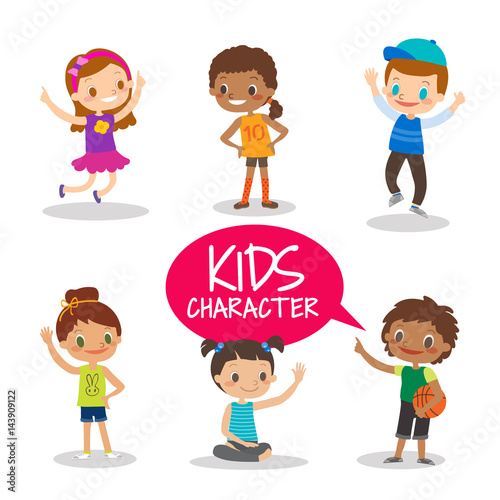 Teen preteen kids cartoon characters