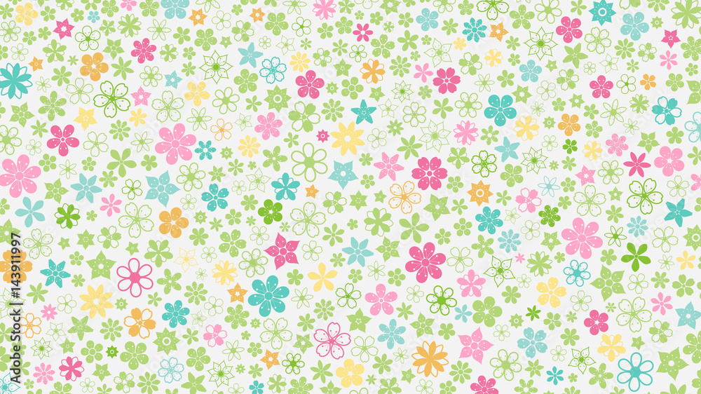 Background of small flowers