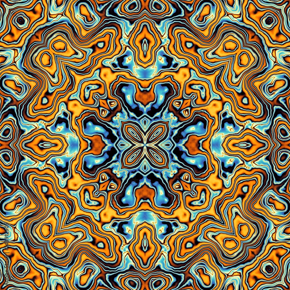 Abstract symmetric pattern Abstract symmetric pattern