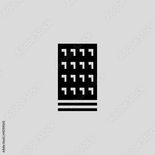 bulding icon flat design