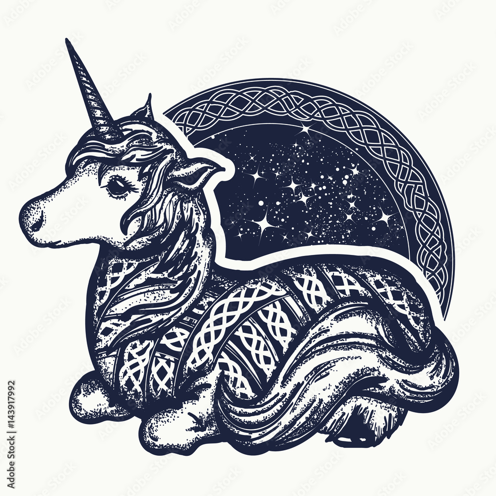 Unicorn tattoos png images | PNGWing