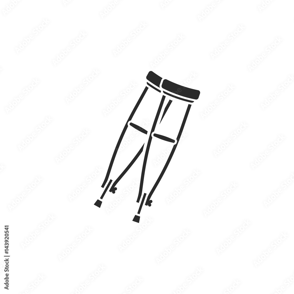 Crutches icon 