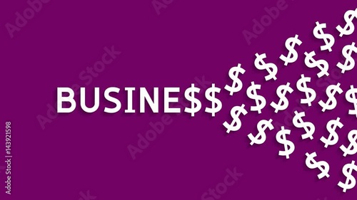 Business success and dollar signs