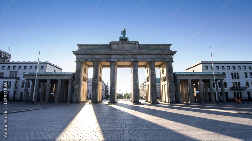 Obraz premium Brama Brandenburska (Brama Brandenburska) Berlin