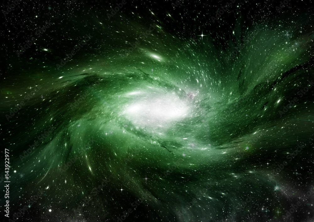Fototapeta premium galaxy in a free space
