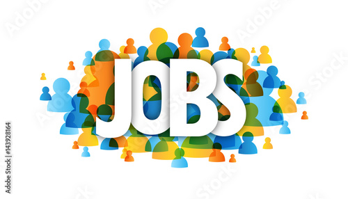 “JOBS” with profile icons