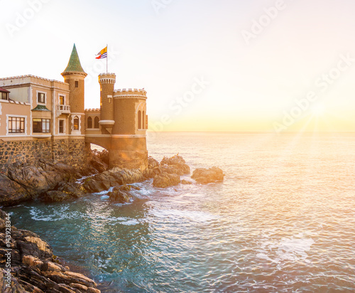 Castillo Wulff in Vina del Mar, Chile photo