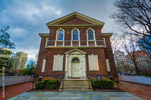 Carpenter's Hall, in Old City, Philadelphia, Pennsylvania.