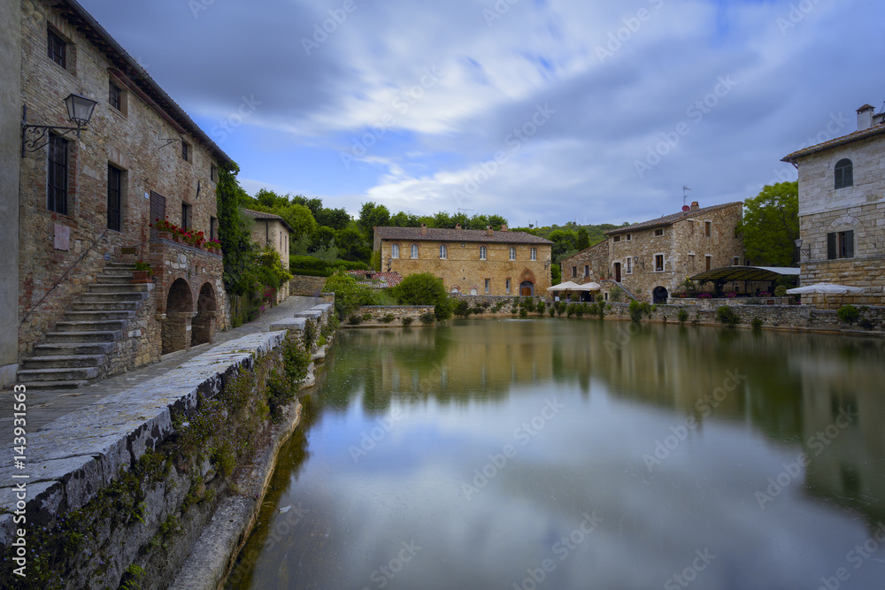 Bagno Vignoni, San Quirico d'Orcia, Siena, Tuscan. Bagno Vignoni Bagno Vignoni, San Quirico d'Orcia, Siena, Tuscan. Bagno Vignoni