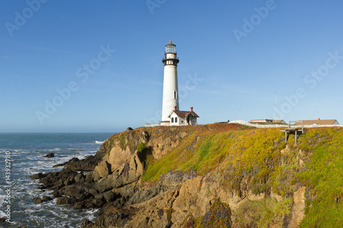 Pigeon Point Lighthouse on California Coast