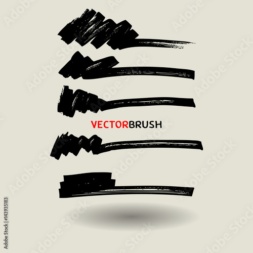marker paint texture background set