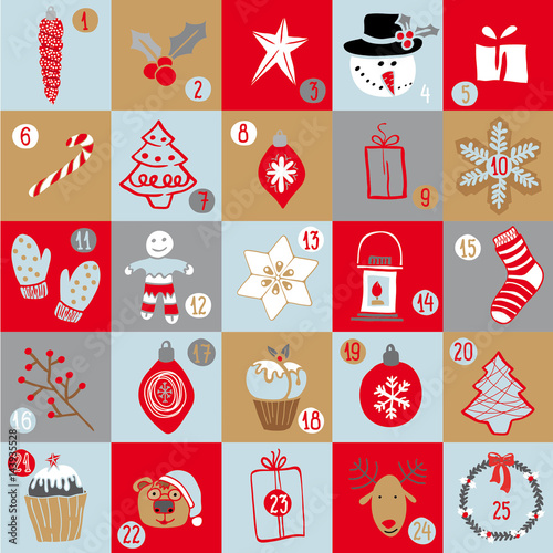 Christmas advent calendar