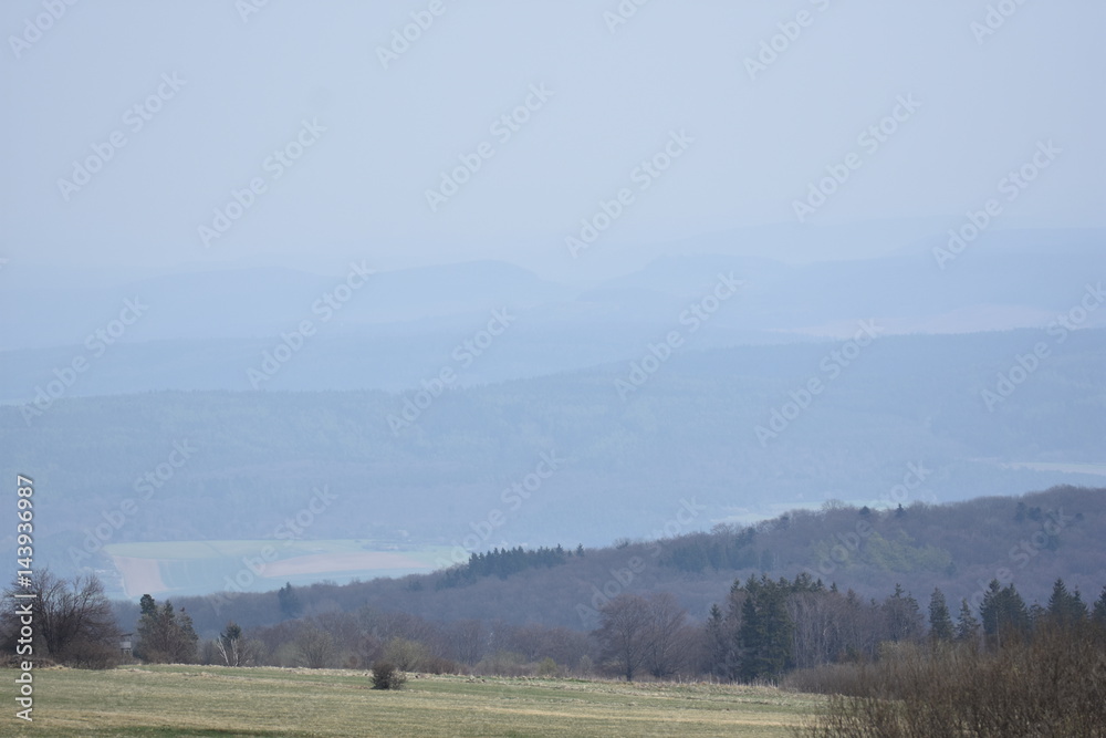 Bewölkte Landschaft Bewölkte Landschaft