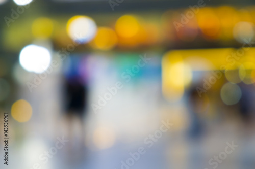 defocused bokeh light  abstract background at night photo