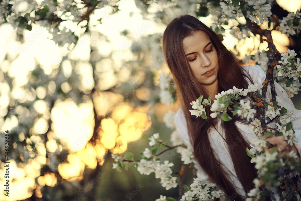 Happiness summer portrait young adult beautiful girl Happiness summer portrait young adult beautiful girl