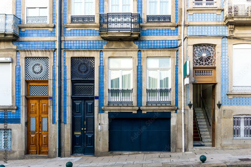 Beautiful street view of historic architectural in Lisbon, Portugal, Europe