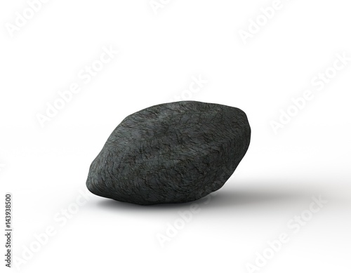 Stone isolated on white bac...