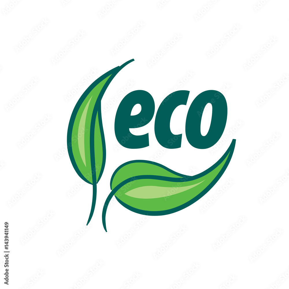 Fototapeta premium logo vector eco