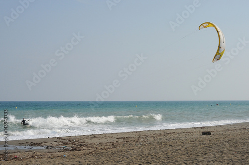 Kitesurfing off the Spanish coast #2