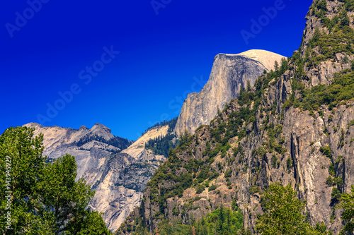 Yosemite's Half Dome in the background