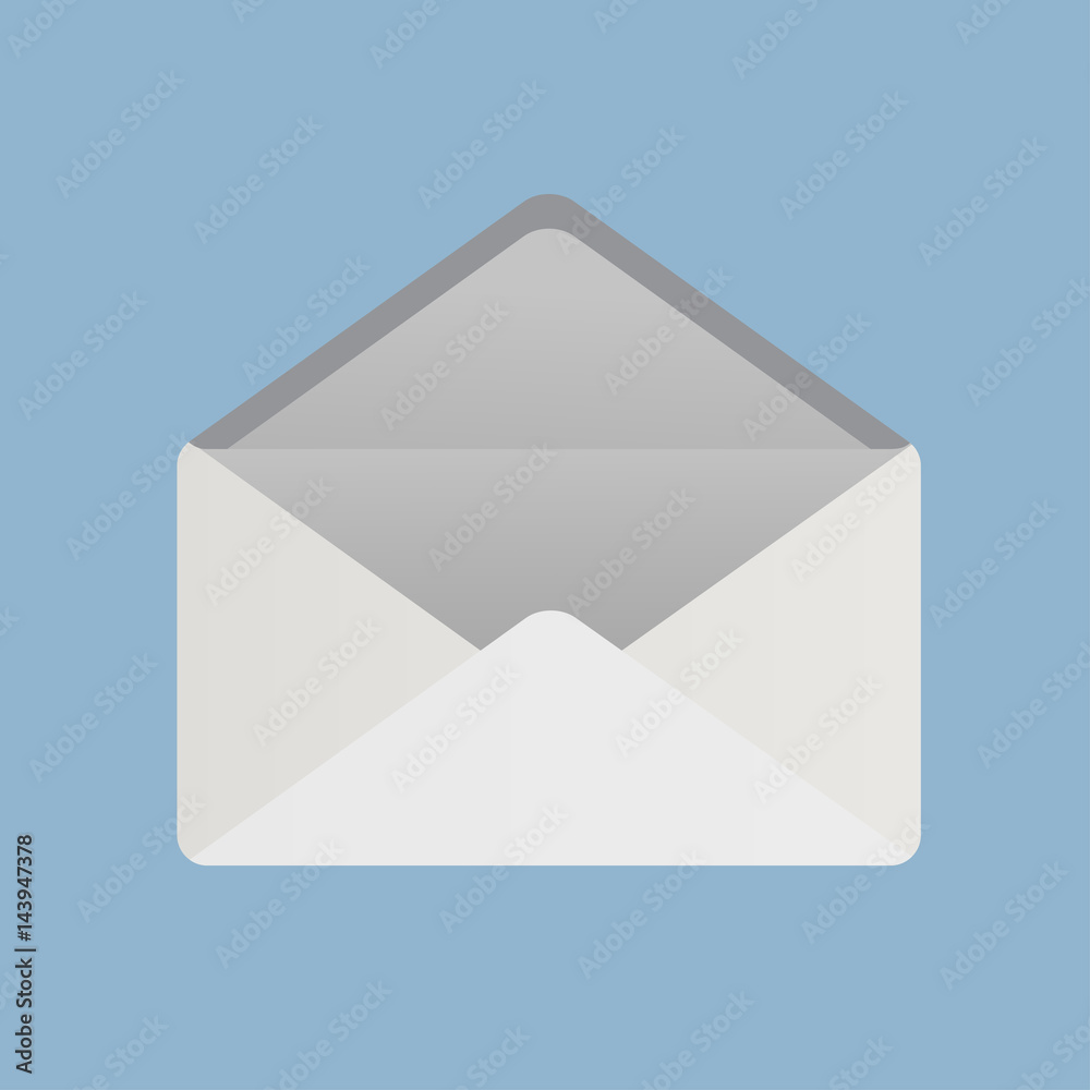 Vector envelope. Opened envelope isolated on a background. Realistic Vector envelope. Opened envelope isolated on a background. Realistic