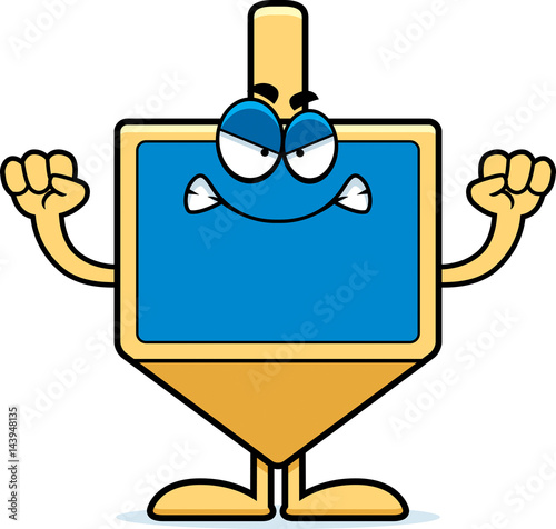 Angry Cartoon Dreidel